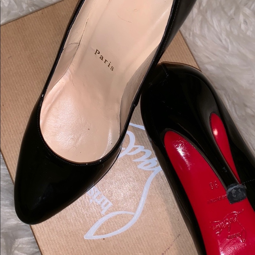 Authentic black Christian Louboutins.